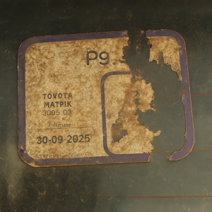 Montreal Parking Sticker